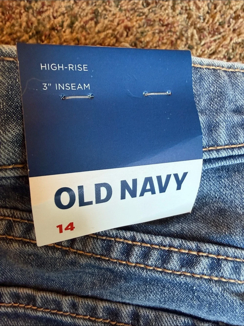 Old Navy Light Blue Denim Cutoff Shorts